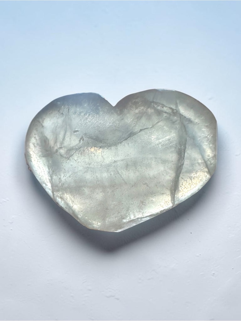 Fluorite Crystal Heart